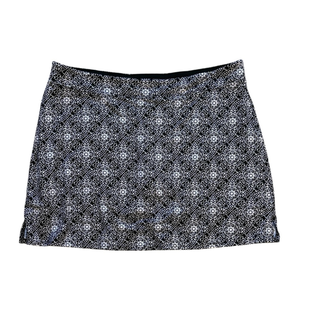 Colorado Clothing Everyday Skort Activewear Geometric Black and White Size XXL